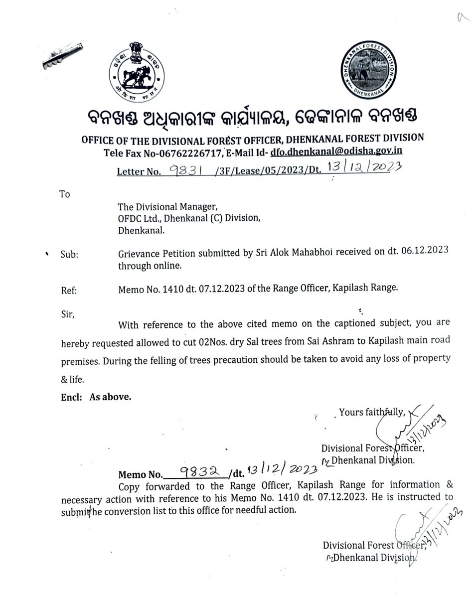 <a href="/CMO_Odisha/">CMO Odisha</a> <a href="/dpradhanbjp/">Dharmendra Pradhan</a> <a href="/MoSarkar5T/">MoSarkar 5T</a> <a href="/PradeepJenaIAS/">Pradeep Jena IAS</a> <a href="/Vkpandianfancl1/">Vkpandianfanclub</a> <a href="/PWD_Odisha/">Works Department, Odisha</a> <a href="/PWD_Dhenkanal/">PWD Dhenkanal</a> <a href="/Mahesh5700/">Mahesh Sahoo</a> <a href="/Sudhir_Dkl/">Sudhir Kumar Samal (Nidhi)</a> <a href="/DfoDhenkanal/">DFO DHENKANAL</a> <a href="/ForestDeptt/">Odisha Forest, Env. and Climate Change Department</a> <a href="/districtadmndkl/">District Dhenkanal</a> @HRDFI_DKL <a href="/BinayaKumarNa17/">Binaya Kumar Naik(Socialist)✍️</a> <a href="/PankajDKL/">Pankaj Kumar Nayak</a> <a href="/NabinNanda/">Nabin Nanda</a> <a href="/G10dra_behera/">Jitendra Behera</a> <a href="/OfficialTeamATA/">Team ATA Official</a> <a href="/SanjitDas01/">Sanjit Das 𝕏</a> <a href="/BSatyajit_02/">Satyajit Biswal</a> <a href="/DukhabandhuBi13/">Dukhabandhu Biswal</a> <a href="/mranilnayak/">Anil Nayak</a> #ଚିଠି_କରି_ଚୁପ_ବସିଲା_ଢେଙ୍କାନାଳ_ବନଖଣ୍ଡ
#କେବେ_କଟିବ_ବିପଦ_ସଂକୁଳ_ଶୁଖିଲାଗଛ
<a href="/CMO_Odisha/">CMO Odisha</a>  <a href="/MoSarkar5T/">MoSarkar 5T</a> <a href="/PradeepJenaIAS/">Pradeep Jena IAS</a> <a href="/Vkpandianfancl1/">Vkpandianfanclub</a> <a href="/PWD_Odisha/">Works Department, Odisha</a> <a href="/PWD_Dhenkanal/">PWD Dhenkanal</a> <a href="/SuparnoSatpathy/">Shri. Suparno Satpathy</a> <a href="/IPR_Odisha/">I & PR Department, Odisha</a> <a href="/DfoDhenkanal/">DFO DHENKANAL</a> <a href="/ForestDeptt/">Odisha Forest, Env. and Climate Change Department</a>  <a href="/districtadmndkl/">District Dhenkanal</a>  Sir Please kindly look into this matter🙏🏻