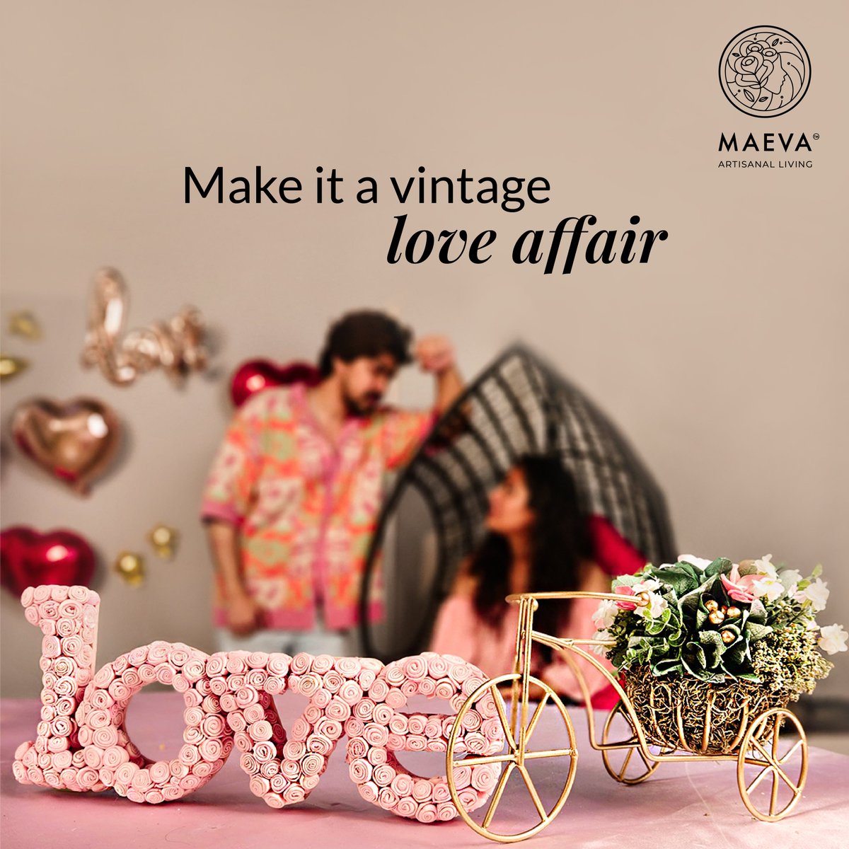 themaevastore's tweet photo. Invite a touch of classic romance with our #VictorianFloralBicycle, weaving together antique gold accents &amp; the timeless beauty of blush blooms. Confess your love through our #RegalRosesFloralArrangement which will make your loved one blush.

Shop at https://t.co/u3a5VdMCvW https://t.co/xX1GQin5MS