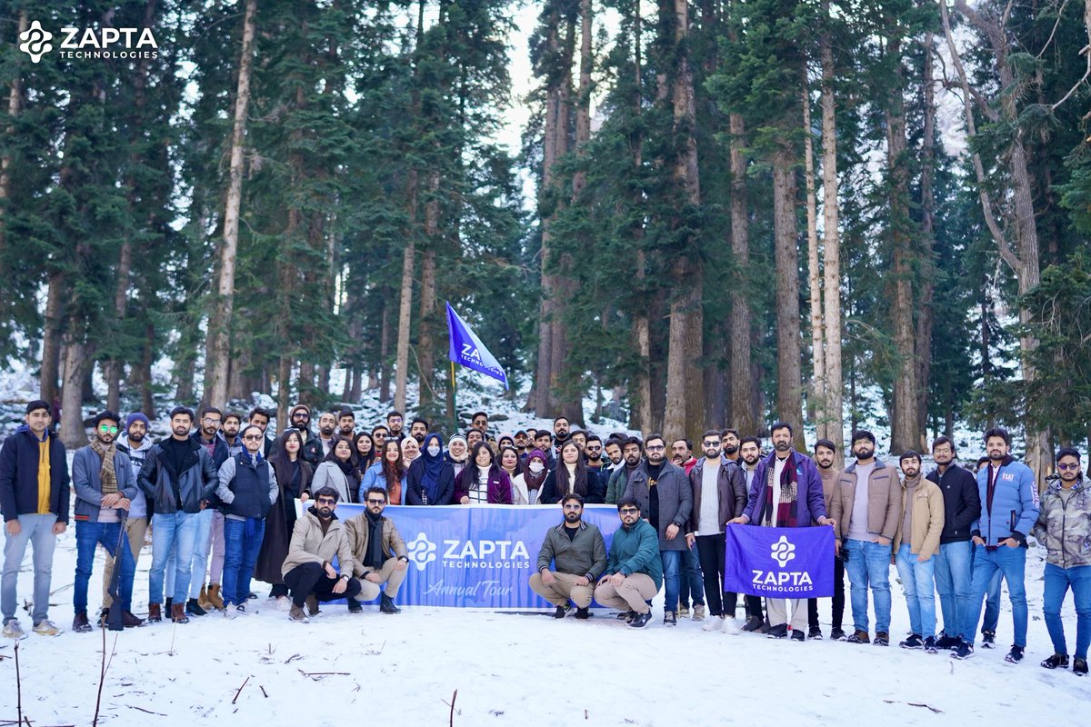 zaptatech's tweet photo. 𝐃𝐚𝐲 𝐅𝐨𝐮𝐫 of the 𝐙𝐀𝐏𝐓𝐀 𝐓𝐞𝐜𝐡𝐧𝐨𝐥𝐨𝐠𝐢𝐞𝐬 tour was a day straight outta a winter wonderland! ❄️☃️‍‍‍
Huge thanks to the amazing ZAPTA family for making this tour unforgettable!🤗

#escapetoadventure #escape #dontbebasic #zaptatrip #annualfest
#somewhatsuperworld https://t.co/cO8TYqxHEt
