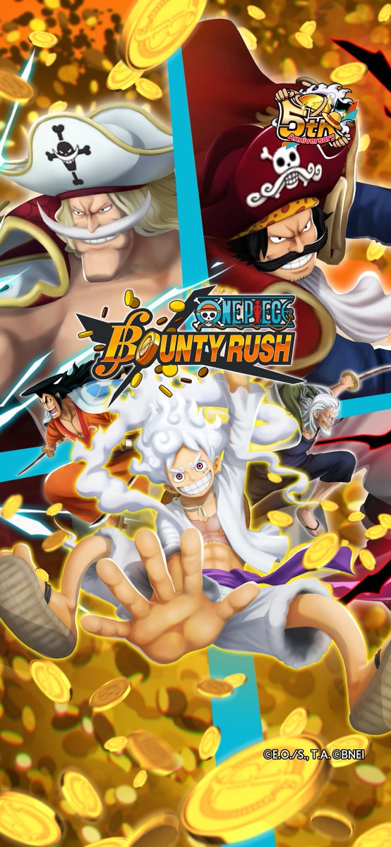 OPBR_global's tweet photo. [5th Anniversary Live Broadcast Part 2]
We're updating the title screen on 2/14!
We'll also be gifting iPhone, Android &amp; PC wallpapers, plus icons for social media!
Give them a try!

#BountyRush
#ONEPIECE https://t.co/FKSDxhS6Q8