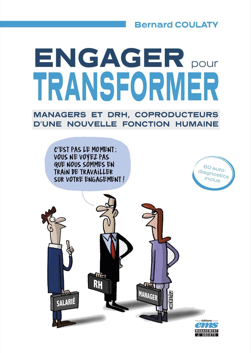 Très heureux d'annoncer la publication de mon nouvel ouvrage le 14 mars 2024 , aux éditions EMS :

ENGAGER POUR TRANSFORMER

Managers et DRH, coproducteurs d'une nouvelle fonction humaine.

🔎   120 visuels pédagogiques
🔎   60 auto-diagnostics
🔎   8 dialogues avec ChatGPT