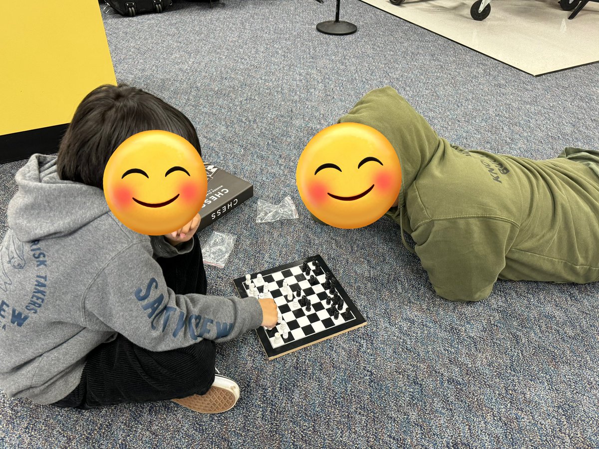 Fridays are for chess. Mr. Womack has started hosting the chess club!!♟️♟️#WeArePBV #SandriniSaints