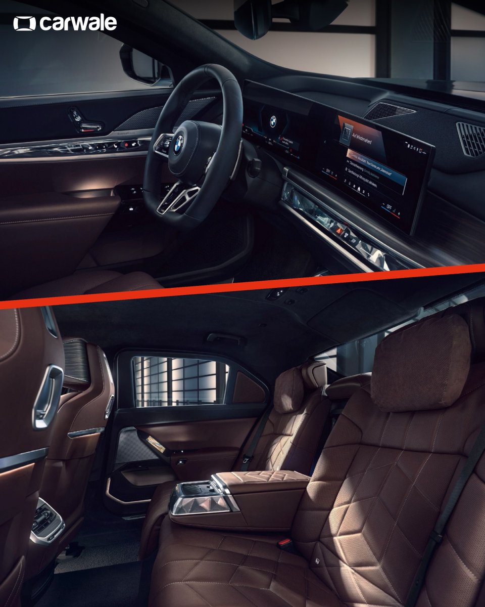 CarWale's tweet photo. The #BMW7SeriesProtection is the heavily armoured, VR9 certified iteration of the luxury car.
It can survive gunshots, bomb attacks, and can even run on flat tyres!!

What are your thoughts on this special BMW 7 Protection?

#BMW #BMW7Series #7Series #CWPhotos #7SeriesProtection https://t.co/cgaJg18hTS