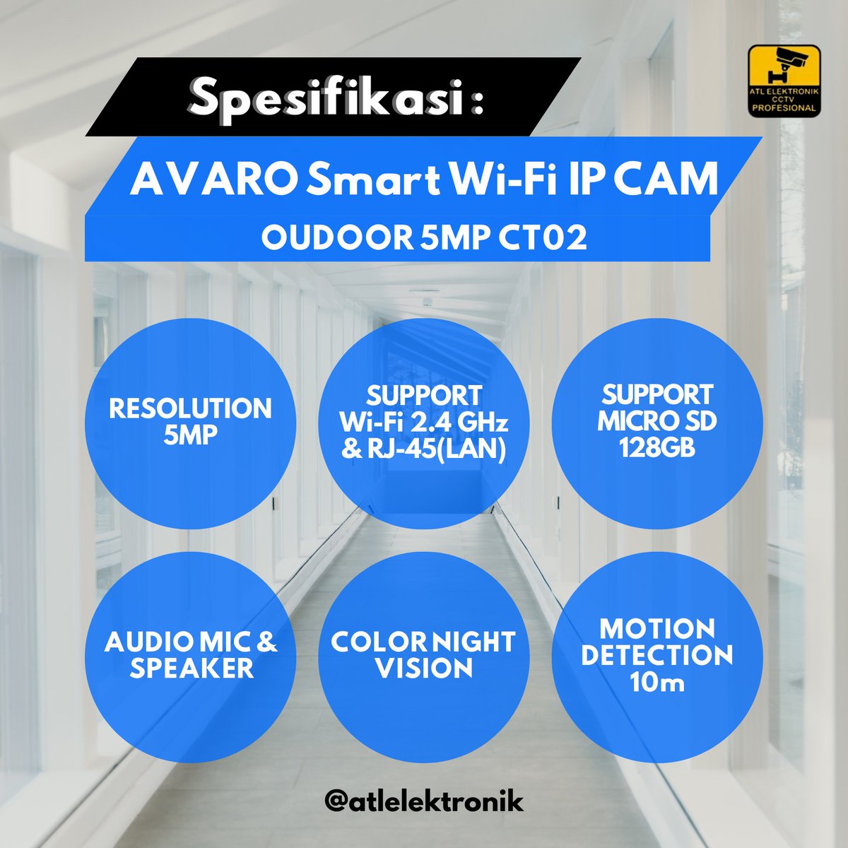 Ready Stock AVARO IP Camera Outdoor CT02
Cocok untuk tempat minim cahaya✅
Tetap berwarna di malam hari✅

Siap melayani di Malang Surabaya dan luar kota
Info/Order : 0896-5000-0110

#malang #surabaya #jawatimur #infomalang #infosurabaya #malang #grosircctv #promo