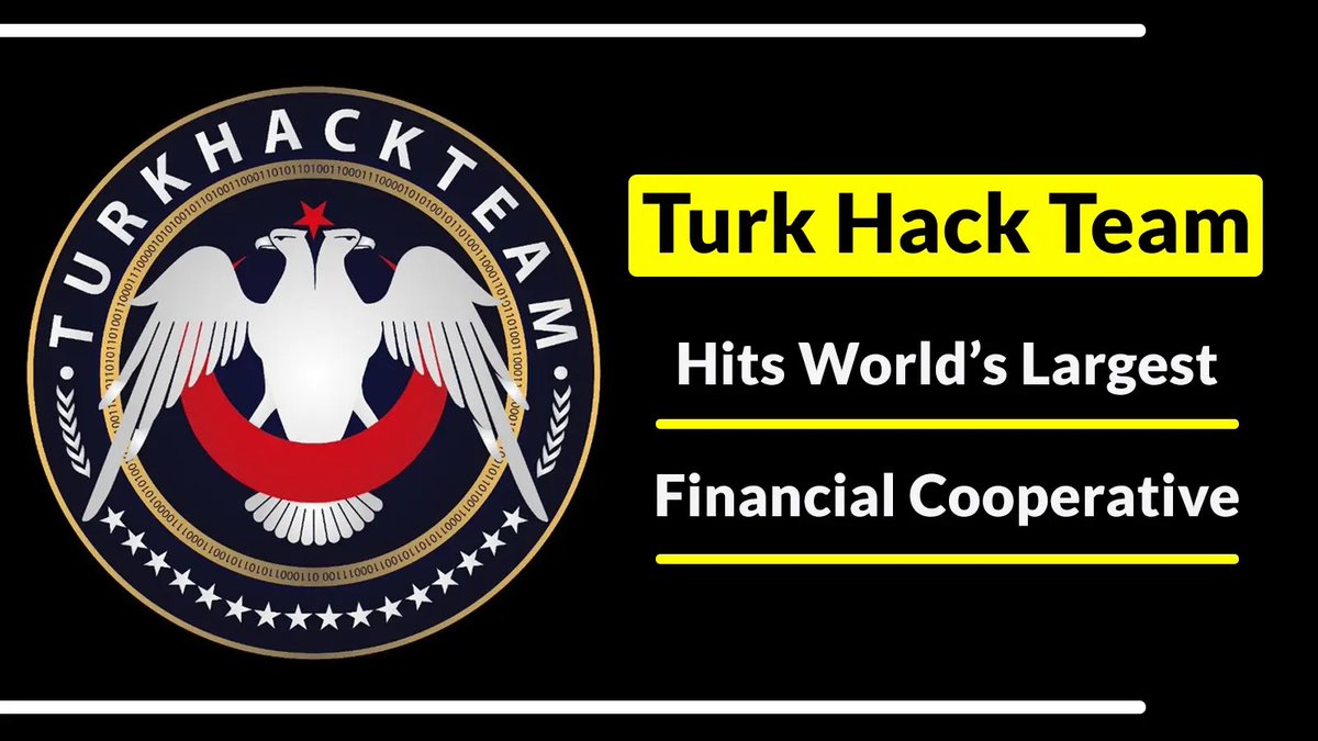 Turk Hack Team Attacked the World’s Largest Cooperative Finance: Threat actors target financial institutions due to the potential for significant financial gains and access to sensitive customer data. These entities are attractive targets for threat… gbhackers.com/turk-hack-team…