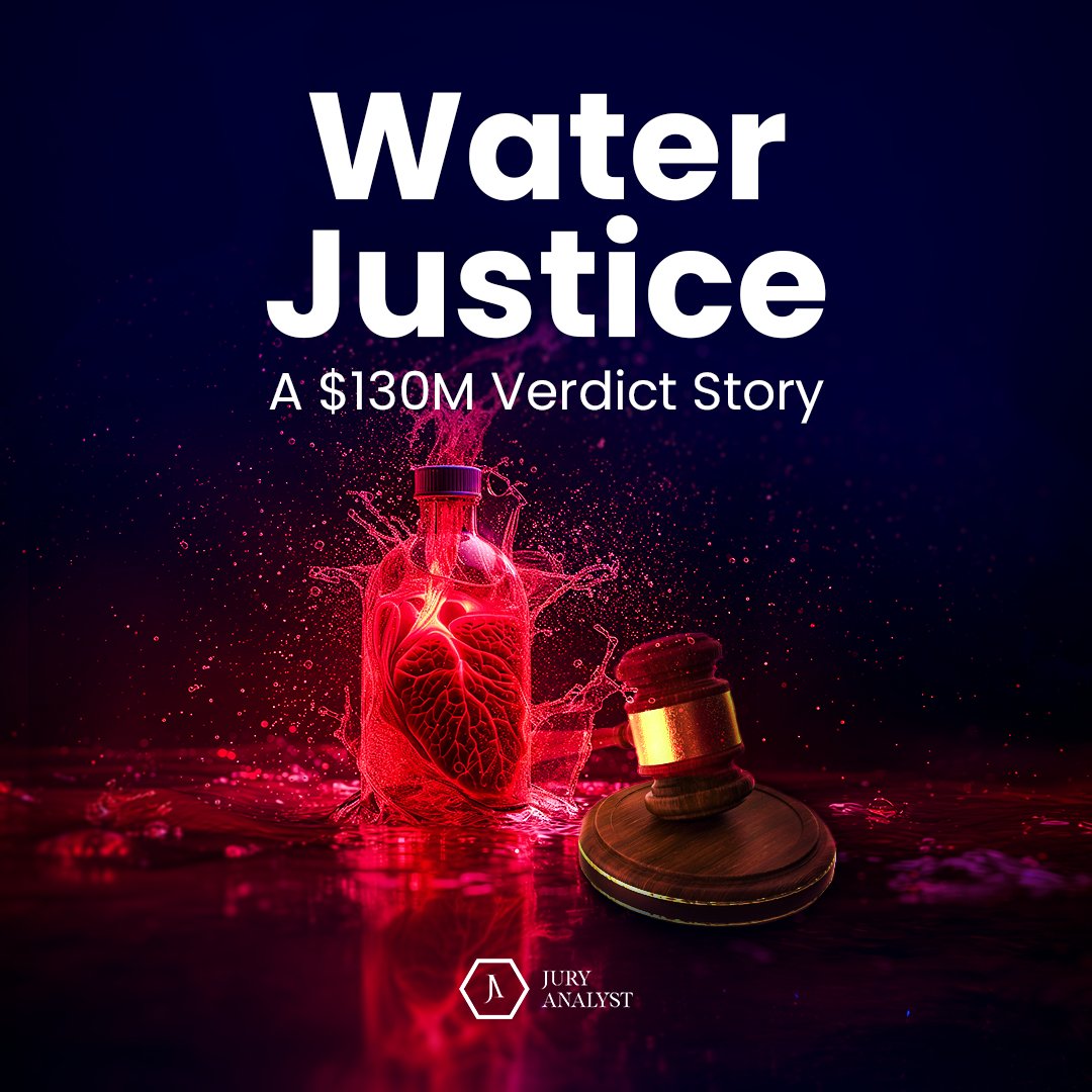 JuryAnalyst's tweet photo. A #landmark $130M verdict in Nevada against a bottled water company for causing liver illnesses. 

Kudos to the stellar efforts of our clients, Will Kemp and Teddy Parker, for their unwavering commitment to justice! 👏  

Read more: https://t.co/vJC7w35zDc https://t.co/flpEH1bdms