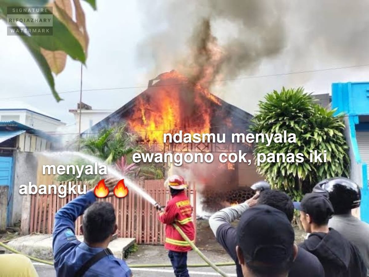 Opo opo kok menyala. Ewangono cok