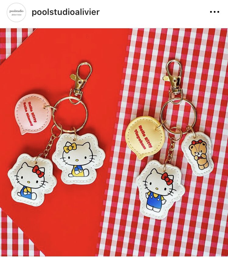 mimi_8376's tweet image. キティちゃんのアクセサリーポーチと
キーホルダーもかわいい🌷
#poolstudio