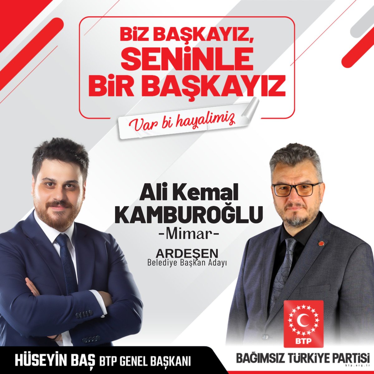 alikemal_BTP's tweet photo. Ardeşen’im, iki parti arasına sıkışmana gerek yok! Liyakati, projeyi, tecrübeyi esas alacak ve hakkını savunacak bir yönetim geliyor. Koltukta oturmaya değil, sizlere hizmet etmeye geliyorum! @huseyinbas_BTP @BTP_Parti #Rize #Ardeşen https://t.co/LRsQEVY4fw
