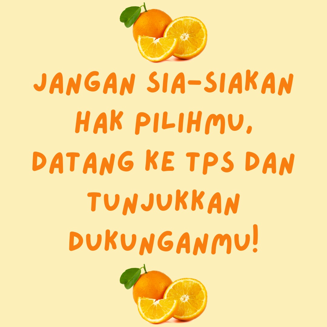 saras_sarii's tweet photo. Dalam   demokrasi, suara kita adalah alat untuk berbicara  Jangan diam, jangan golput Mari bersuara demi masa   depan yang lebih baik 
ValentineNo NyoblosYES https://t.co/DMjllQTas4