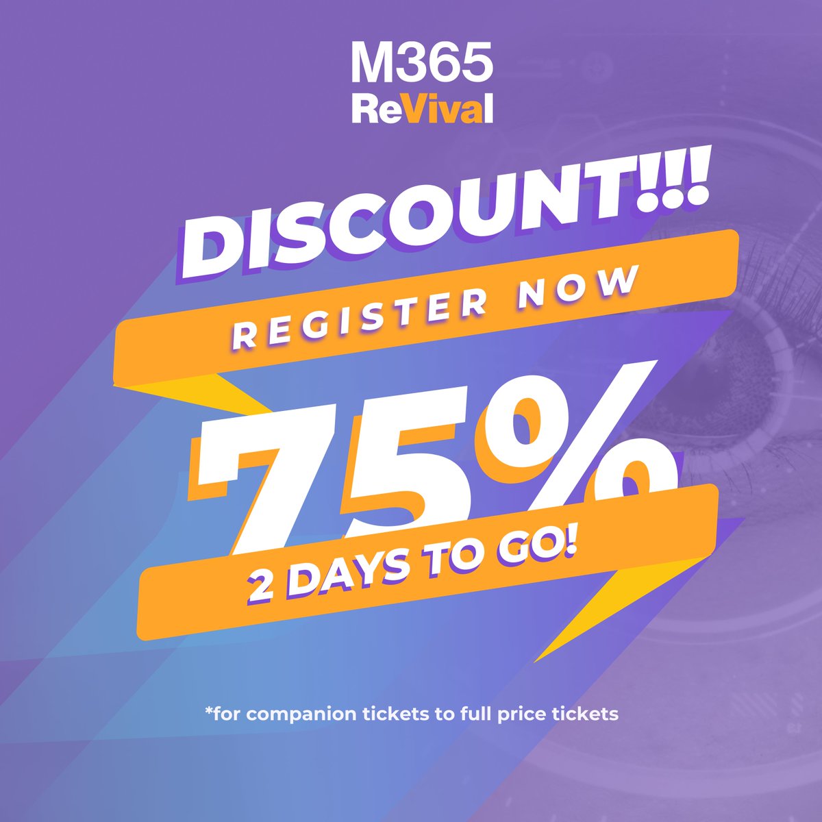 M365ReVival's tweet photo. We are 2 days closer! 📅⏳

Get the most out of #Microsoft365 #Copilot and #Viva for maximum opportunities.

Get a 75% less companion tix for a full-price tix!

📅 THIS THURSDAY in Oslo, Norway

📌 Registration is closing very soon. Book now: https://t.co/NYaYeboIqp https://t.co/z9xEMr2Rik
