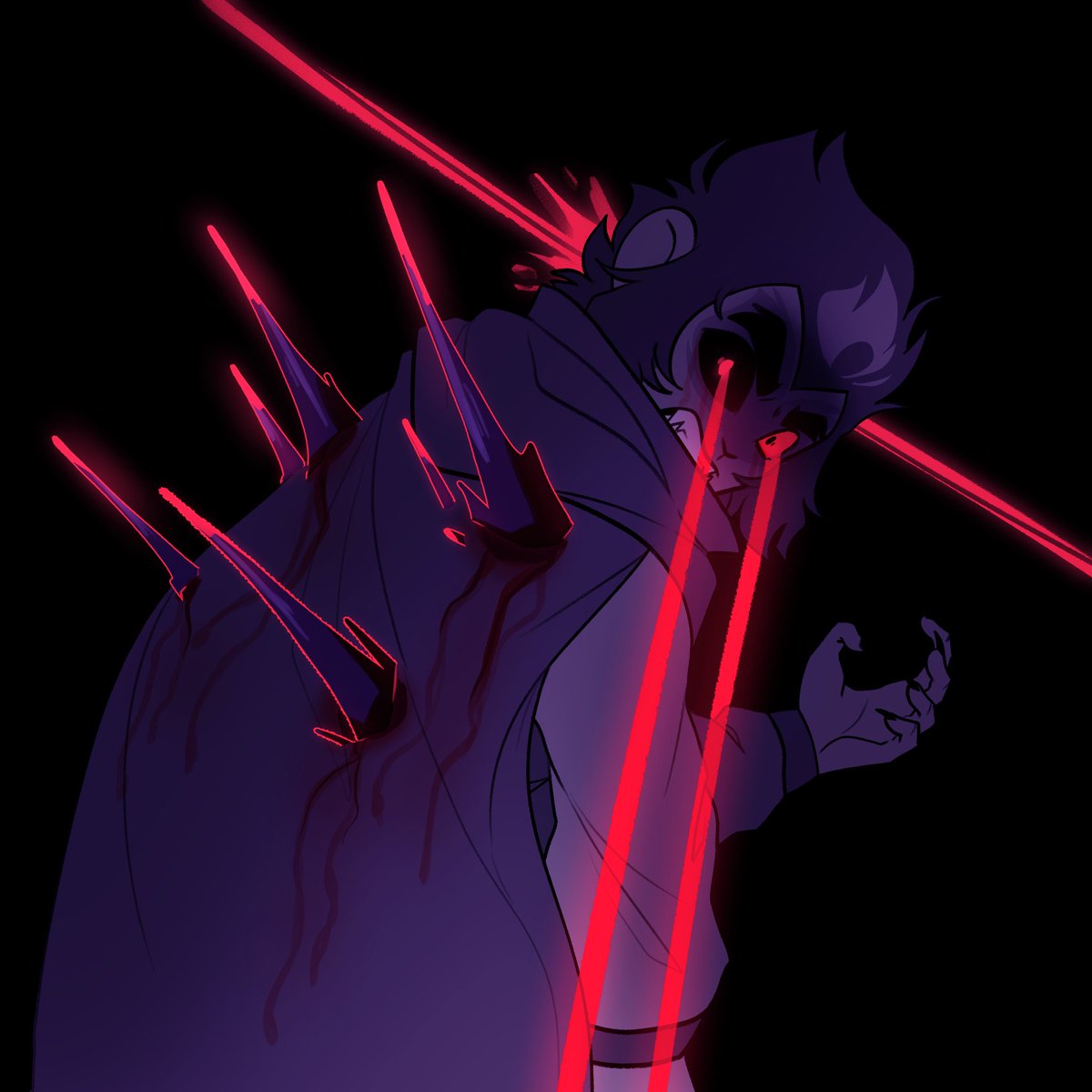 Cw: blood, spikes

sketched this during DND tonight. based on a Macaque Infection!AU my friend and I made 

#LEGOMonkieKid