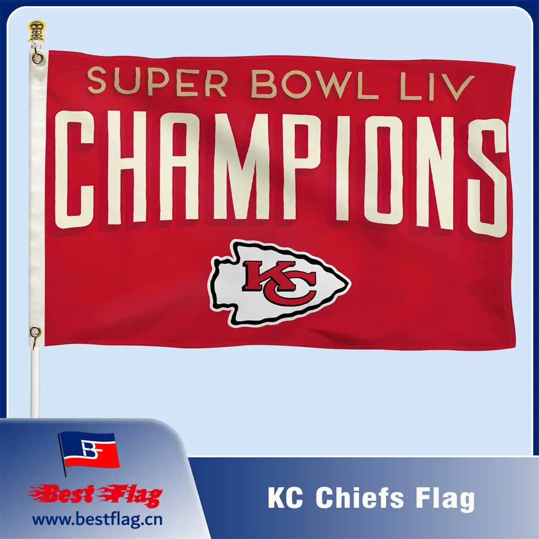 Congratulations to Kansas City Chiefs Team to win the champion of the 2024 Super Bowl. 
Congratulations to the Team #promotionalproducts #sportsmarketing #brandedmerchandise #flag #superbowl
BestFlag.cn