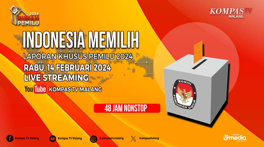 KompasMalang's tweet photo. Dapatkan informasi mengenai Pemilu 2024 hanya di Kompas TV Malang.

Saksikan mulai dari hari Rabu, 14 Februari 2024.

#pemilu2024 #kompastv #kompastvnetwork #kompastvmalang https://t.co/uE5Ssov8yg
