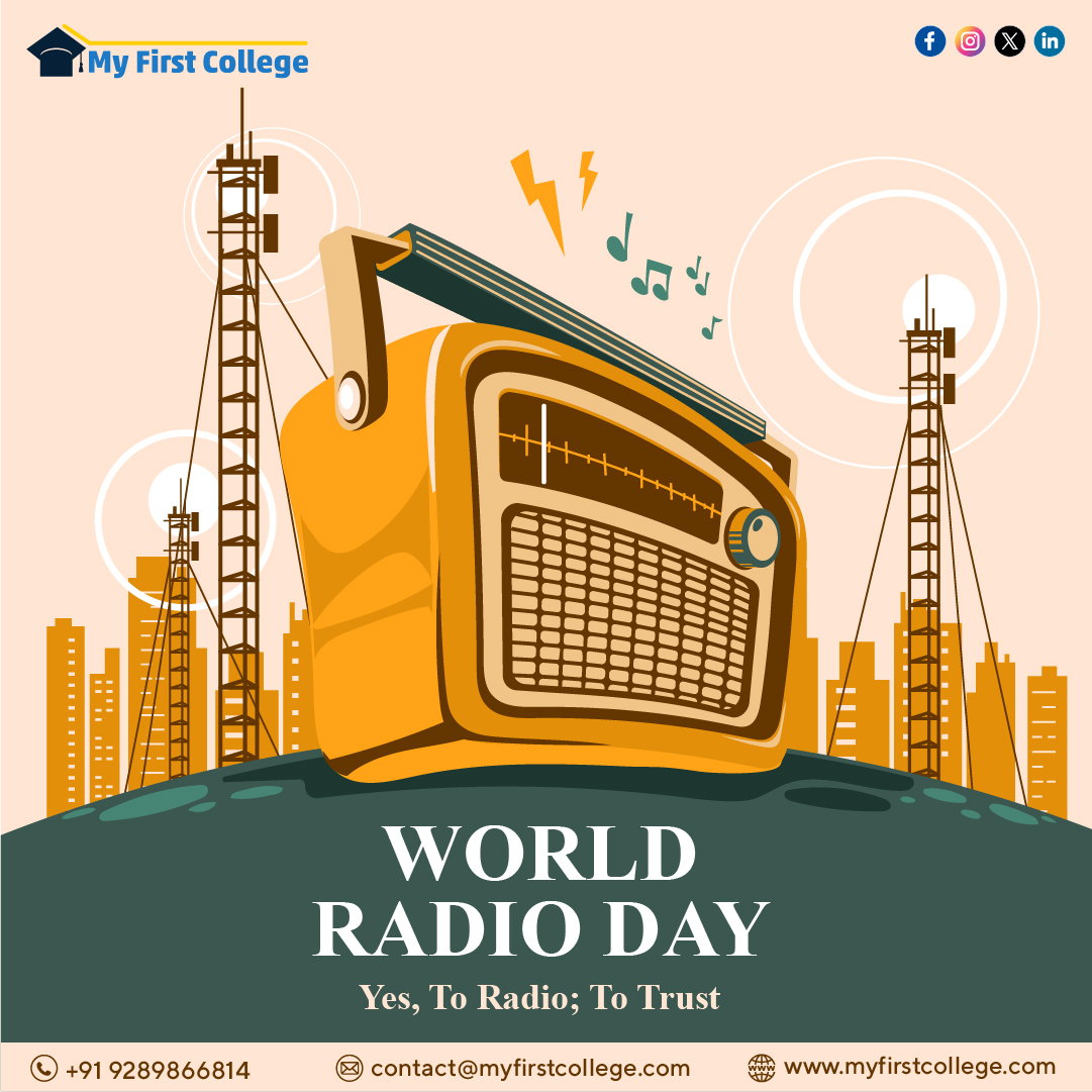 Honour the beautiful means of #communication that has touched many lives all through the time. Wish you a very #happyWorldRadioDay.
#worldradioday #13February #radio #fm #music #radiostation  #worldwideradio #worldradioday2024 #radiolife  #VoiceOfTheCommunity #myfirstcollege