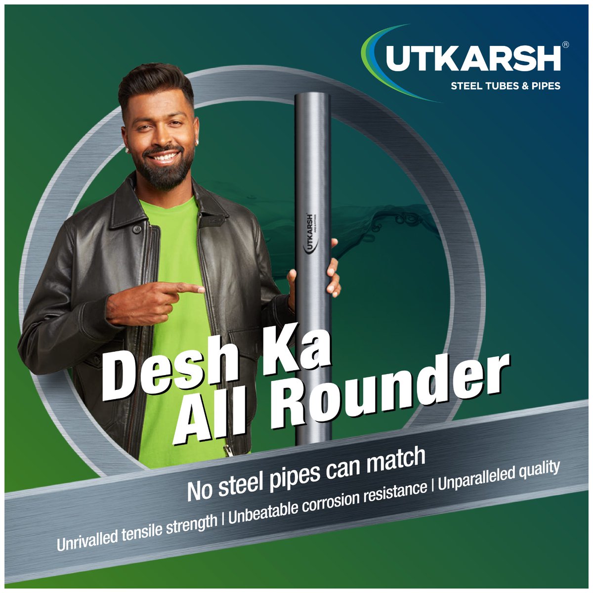 utkarshindialtd's tweet image. Utkarsh Steel Pipes proudly embodies the title of 'Desh Ka All-Rounder,' showcasing engineering excellence in diverse domains.

#UtkarshIndia #SteelVersatility #ReliableChoice #EngineeringExcellence #VersatileSolutions #StrengthInDiversity #UtkarshInnovation #SteelPipesUnleashed