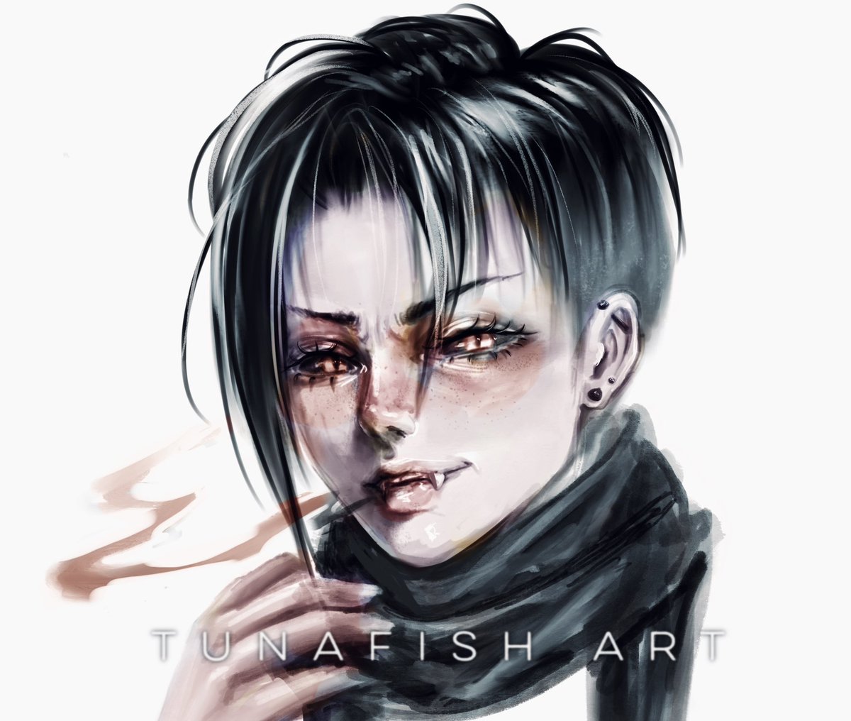 TinaShaban's tweet photo. With or without colour??
#art #Procreate #digitalart #vampires https://t.co/wvaSMk3uaF