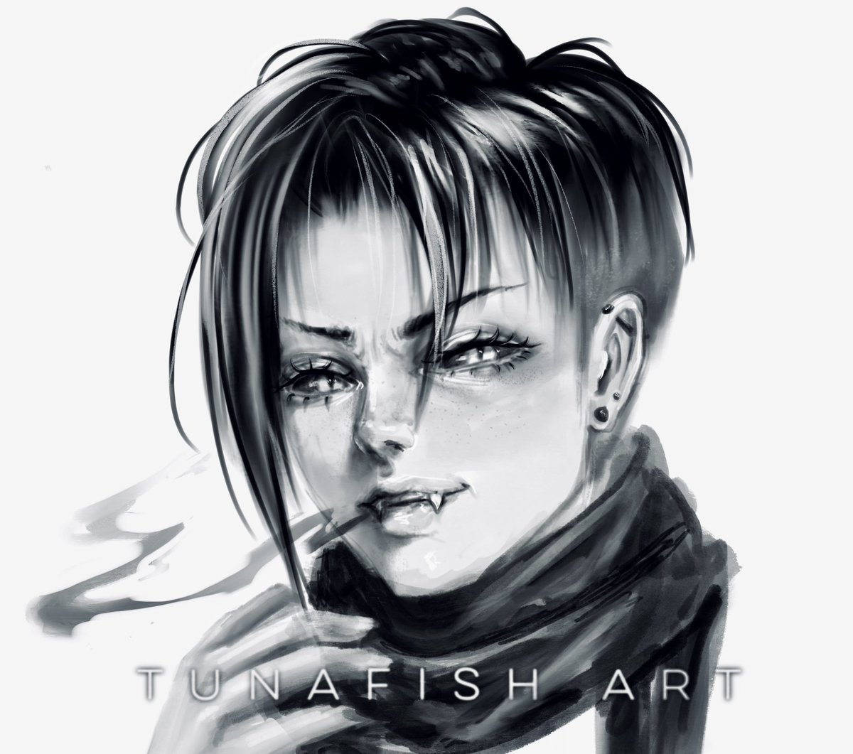 TinaShaban's tweet photo. With or without colour??
#art #Procreate #digitalart #vampires https://t.co/wvaSMk3uaF