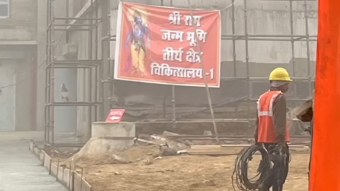 For clowns crying 🤡 
“Build hospitals, not temples” 

Lo Bhai: Ye bhi ban raha hain!