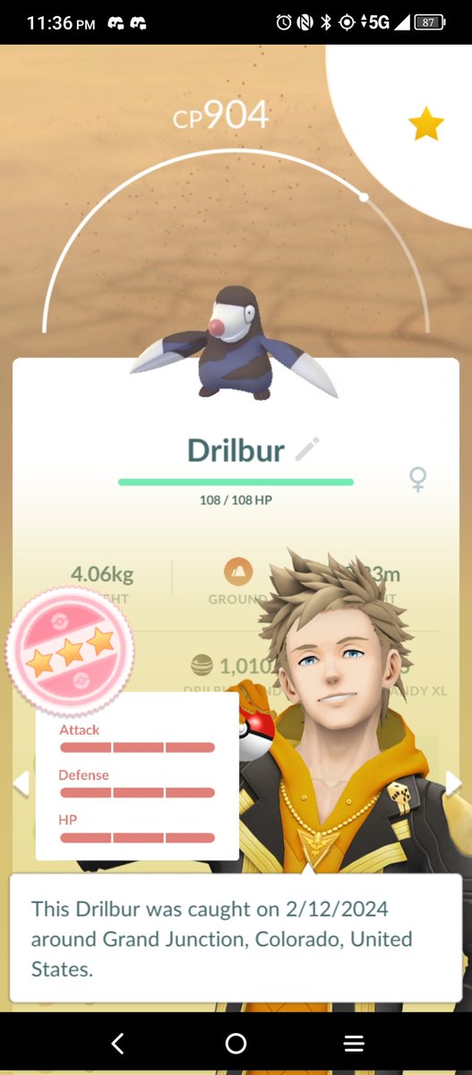 GymLeaderSpud's tweet photo. Monday I don't play Pokemon GO and I relax and do stuff around the house but I had to run out and get this hundo! I've been hunting it forever. I can't wait too level 50 and best buddy this guy. https://t.co/sZ5fohhkni