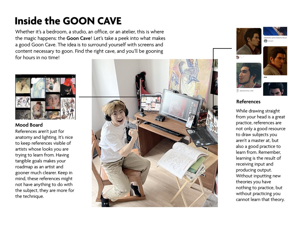 Subakeye's tweet image. Gooning Guide First Edition