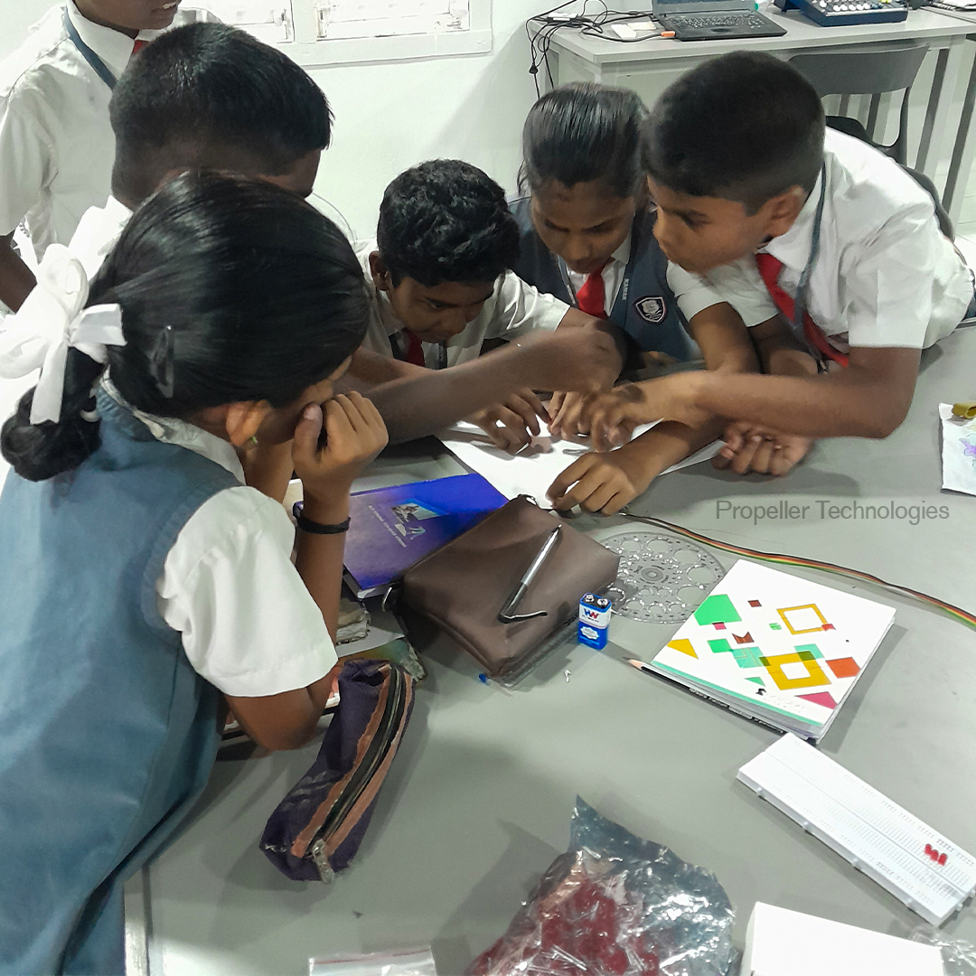 Another fantastic Basic Electronics Workshop has wrapped up at Kamak Matric Hr. Sec. School 🎉We're thrilled to have empowered students with hands-on learning and ignited their curiosity in STEM. 

Schools, looking to bring engaging workshops to your students? Reach out us