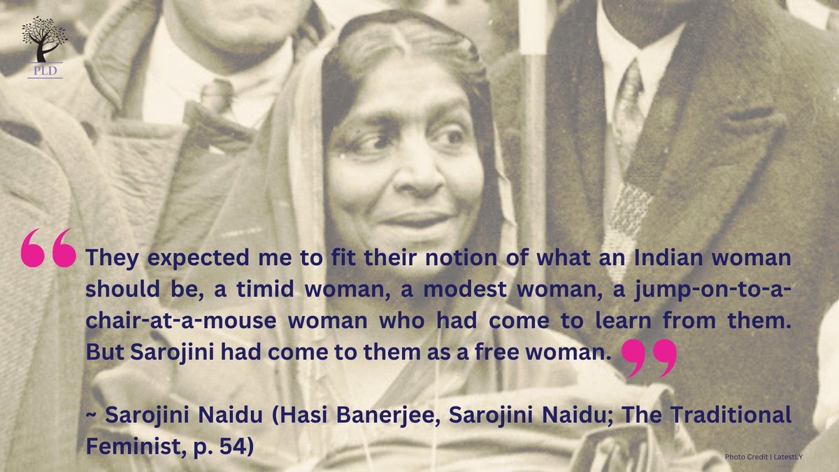 Remembering Sarojini Naidu and her spirit of questioning stereotypes and assumptions about good women. #SarojiniNaidu #birthanniversary #nationalwomensday #defiance #womensrights