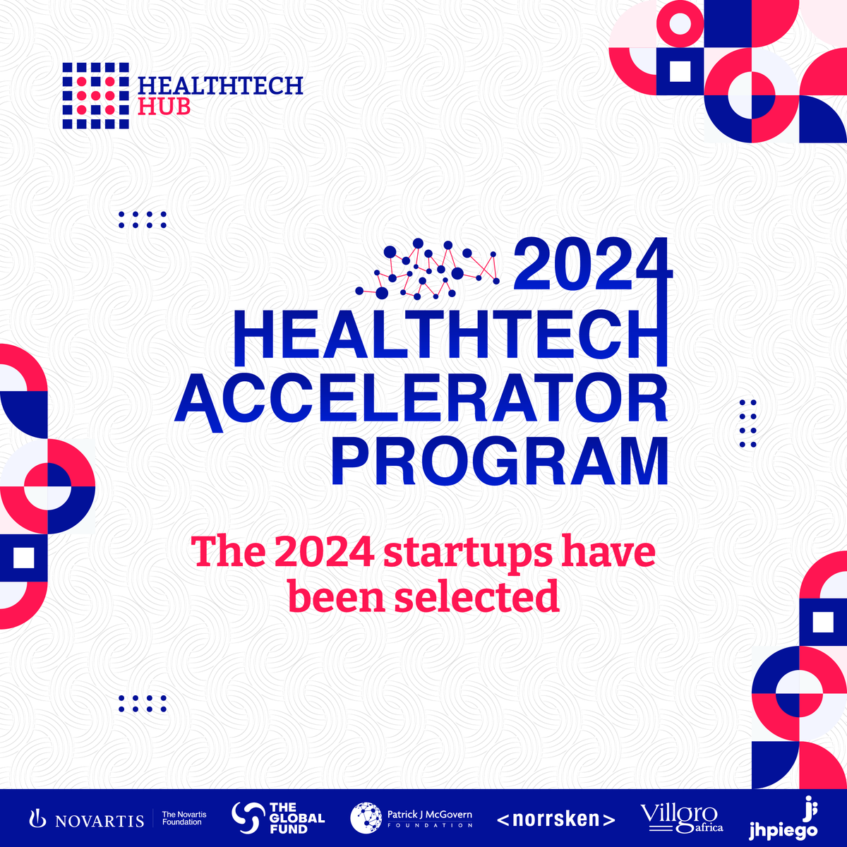 We are delighted to announce the successful culmination of our rigorous selection process for our 2024 Accelerator Program where 31 ventures have secured a spot in the cohort. Follow our channels for the latest updates. #HealthTechHubAfrica #AfricanStartups #AcceleratorProgram
