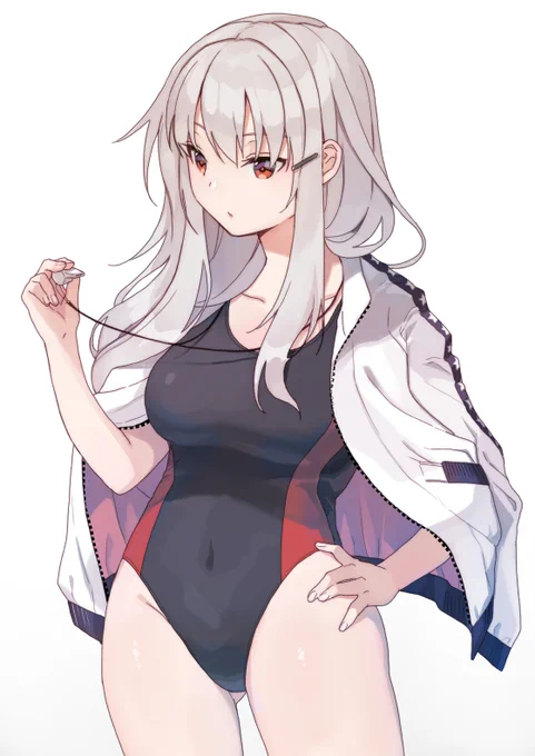 お題箱から、競泳水着ガングート #艦これ 