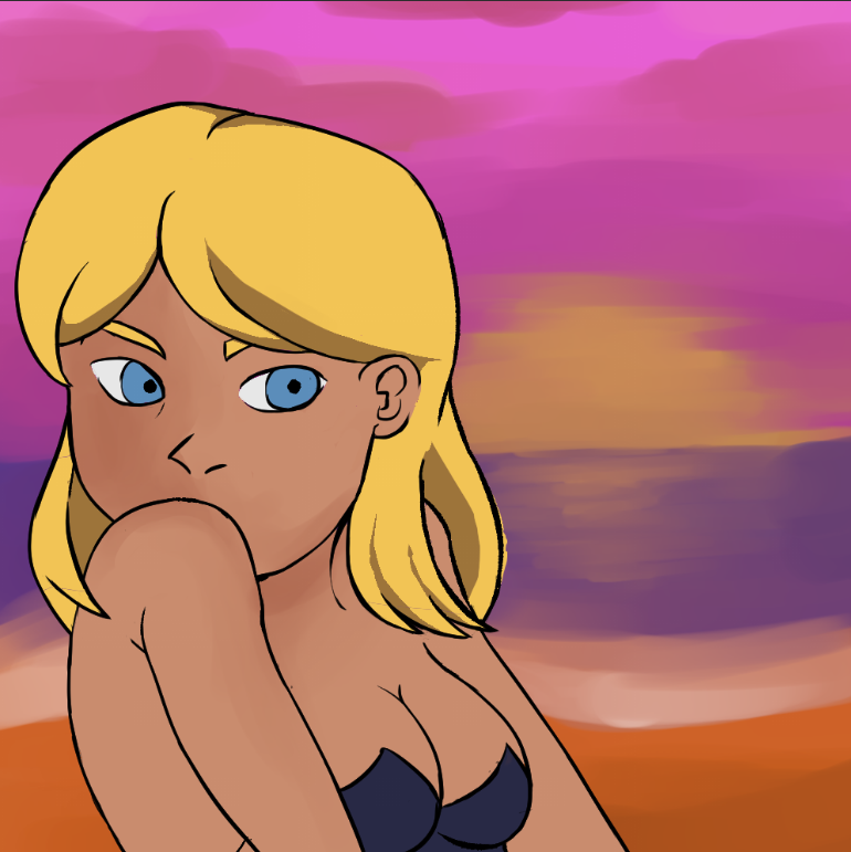 megaordinary's tweet photo. Old drawing i found while empyting filess
#art #digitalart #digital #clipstudiopaint #sunset #girl #anime #cartoon #artist #artistofx #smallartist #illustration  #creative #blonde #artwork #ArtistOnX #ocean #oldart #digitaldrawing #digitalartwork #animeart #drawings #artmoots https://t.co/HIhNdOMfqg