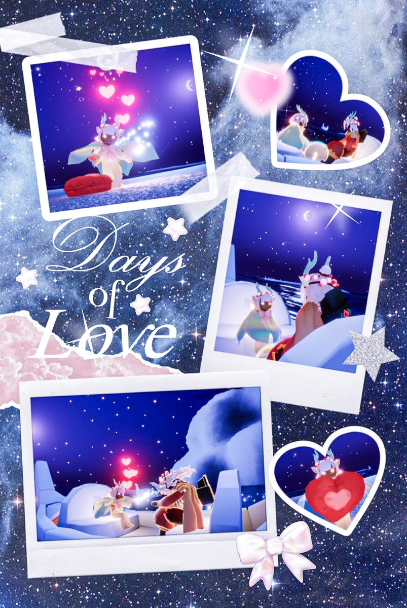 aintnocakes's tweet photo. Spending a beautiful day of love with my bestie @fuumaru_ ❤️💕🌌
The sky is so pretty, but the sky shines bright more when I'm with my friends!
#DaysofLoveCollage @thatskygame #thatskygame #skycotl https://t.co/MCJC4zjTjf