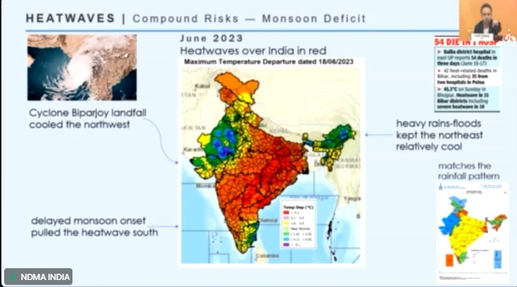 ndmaindia's tweet photo. Dr Roxy Mathew Koll, @iitmpune, highlighted the aspects of Future climate projections for Heat Waves during the 1st Technical session at "National Workshop on Heat Wave 2024: Exploring Management Interventions &amp; Mitigation Strategies". 
#HeatwavePreparedness 
#HeatwaveMitigation https://t.co/pJEC9Gqlrc
