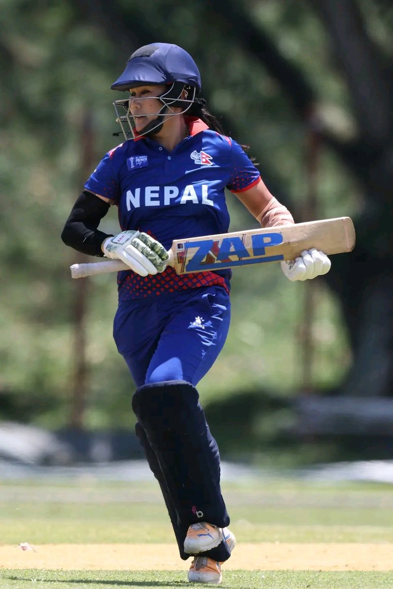 💯 Robina Chhetri shines with a historic century!

A phenomenal performance, marking a milestone! Robina becomes the first Nepali woman cricketer to score a T20I hundred. 🔥

📸: ACC

#NepalCricket | #NEPvMAL | #WomensCricket |