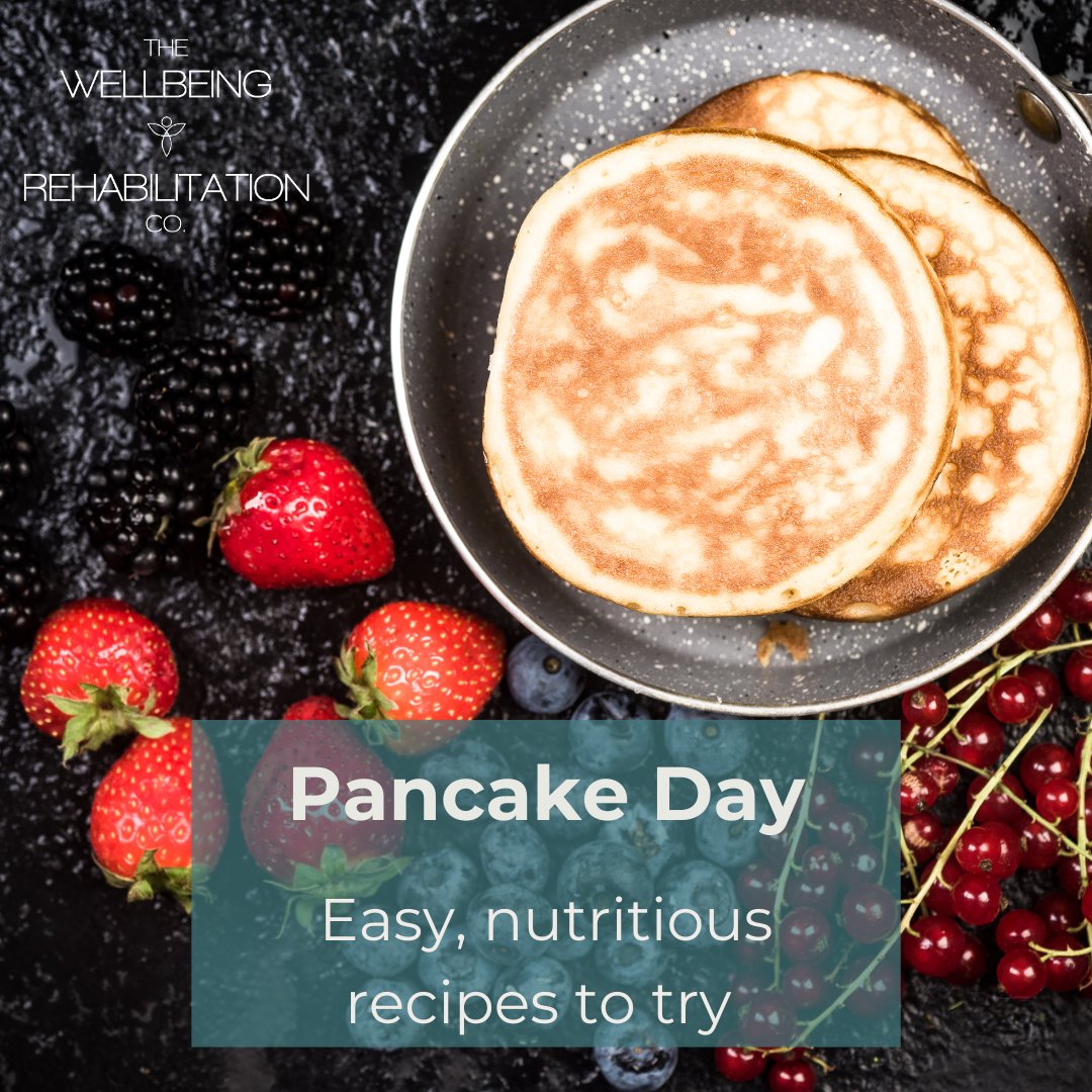 Happy Pancake Day!

Would you like to try a new, nutritious pancake recipe?  We have a few suggestions!

Have a look at our latest blog to find 3 tasty pancake recipes. 

Enjoy! 🥞

Email: info@wellbeing-rehab.co.uk or call 0161 676 0341.