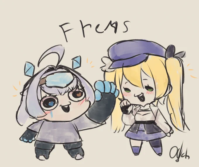 #sincreate #DokiGallery #rkgk  I drew 2 cute and Gooby girls Getting along and being friendly towards each other. Because I can and I will 
