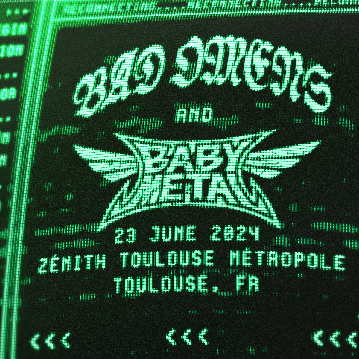 SHOW ANNOUNCEMENT +TOULOUSE, FR ON 23 JUNE WITH BABYMETAL +TICKETS AVAILABLE FRIDAY AT 10AM CET BADOMENSOFFICIAL.COM