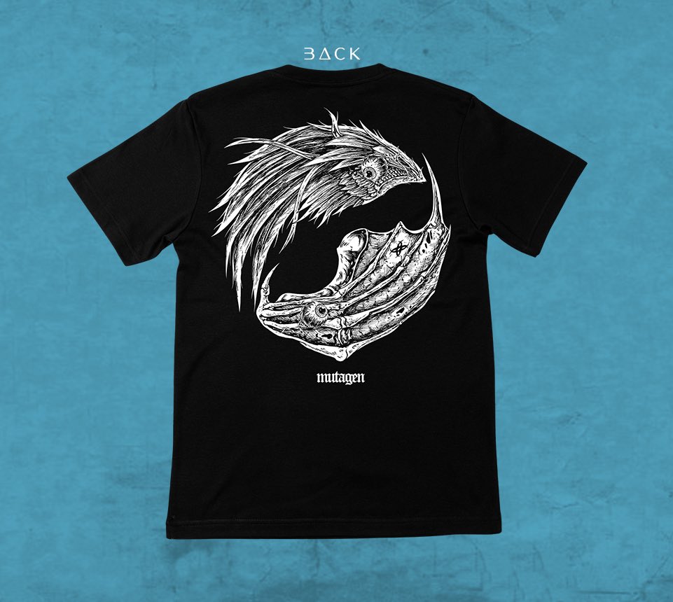 Presenting our latest merch drop called BALANCE

A reimagined ying yang concept in the form of both angelic &amp; demonic wings representing the balance of our life.

Pre-order open from 13/02 until 23/02

Pre-order price is RM69.00 (excluding shipping)

#mutagenwater