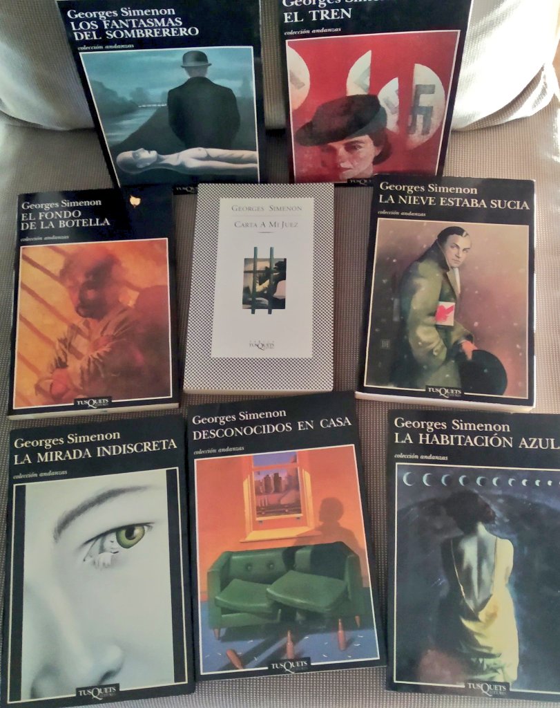 LibrosVintage's tweet photo. Simenon más allá de Maigret:

Colección #Andanzas de @TusquetsEditor (1991-2006).

Y esto es sólo una selección.

#GeorgesSimenon (13 febrero 1903-4 sept 1989). https://t.co/LdzxDOiNFX