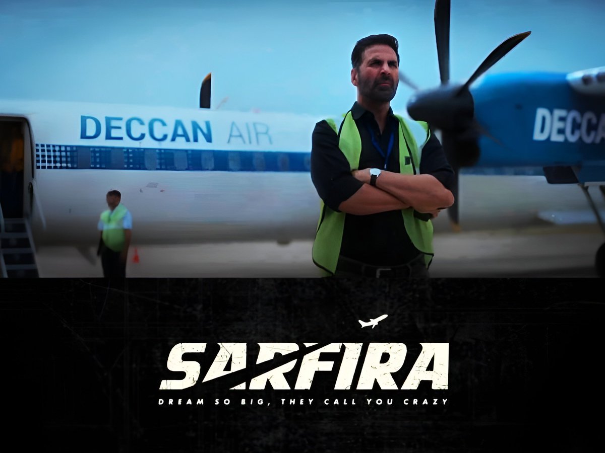 Dream so Big, they call you Crazy! 

#Sarfira releasing only in cinemas on 12th July, 2024 But after #Bmcm

Different Collaboration director #SudhaKongara !!

Power Of Content 🔥🔥

#AkshayKumar𓃵 #AkshayKumar