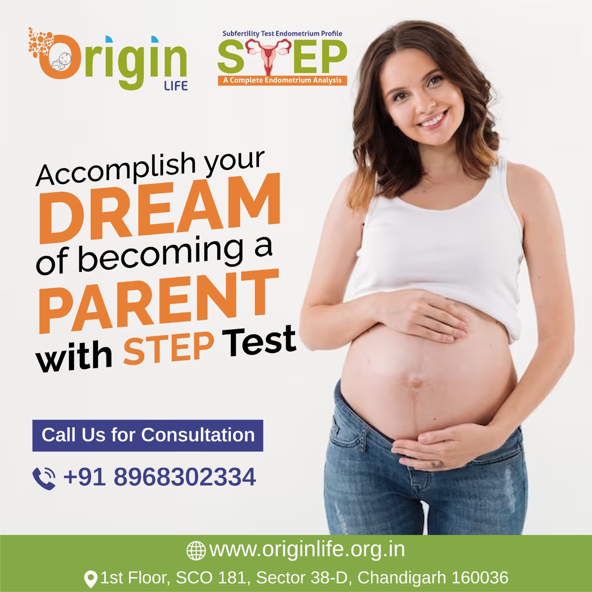 OriginLIFEFC's tweet photo. Accomplish your DREAM of becoming a PARENT with the STEP Test 🌟
Unlock the door to parenthood with Origin LIFE's innovative testing solutions. Take the first step towards fulfilling your dream today!
Book an Appointment:
📞 +91 89683-02334
💻 https://t.co/EfrgNQ5vlG https://t.co/jaosY7W7yU