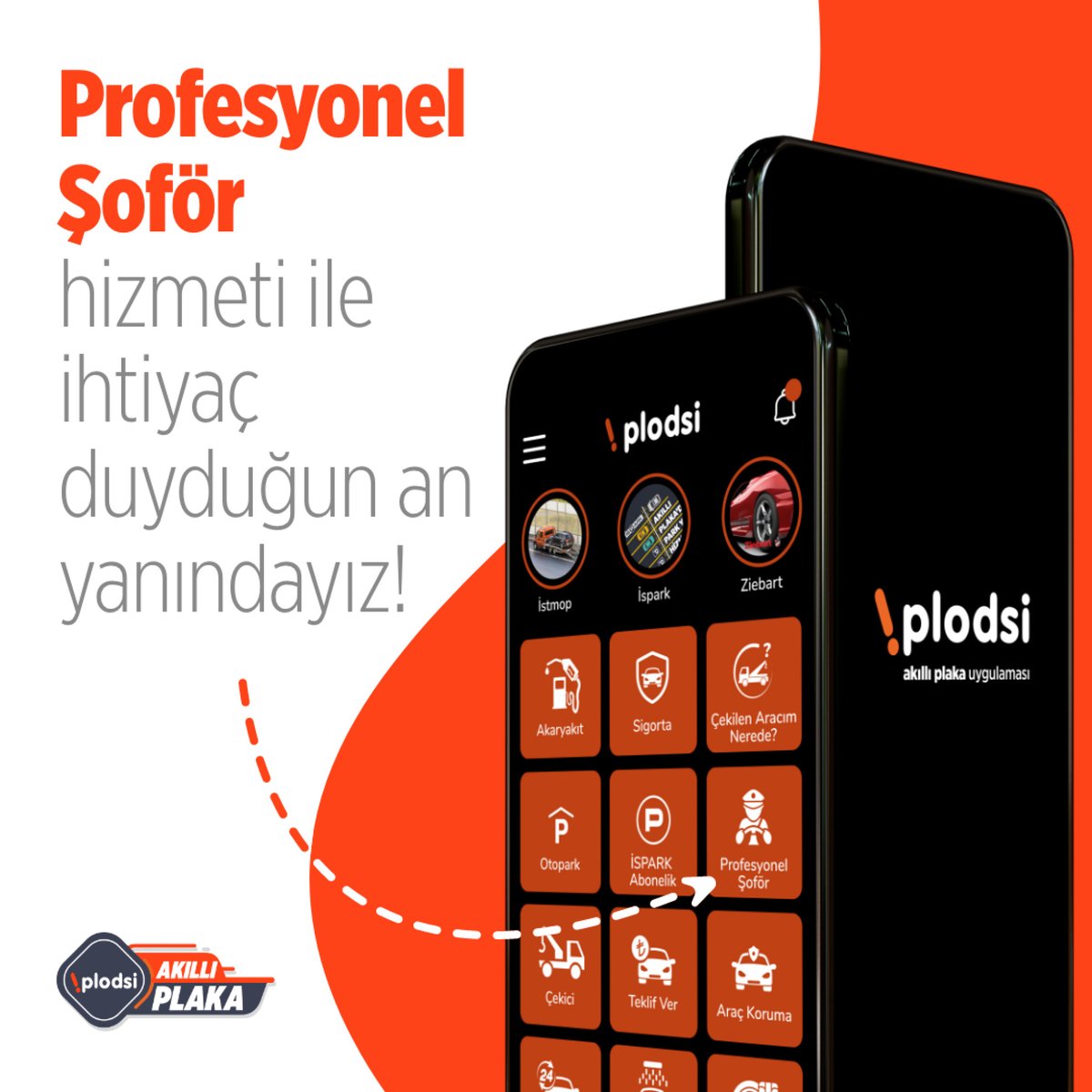 Seyahatlerinde konfor isteyenlere özel bir Plodsi Hizmeti daha: Profesyonel Şoför Hizmeti.👨🏼‍✈️ Akıllı Plaka Uygulaması üzerinden randevu oluşturarak, profesyonel şoförlerimizle konfor ve güvenli bir yolculuk deneyimi yaşayabilirsin.

#Plodsi #ProfesyonelŞoför #akıllıplaka #fintech