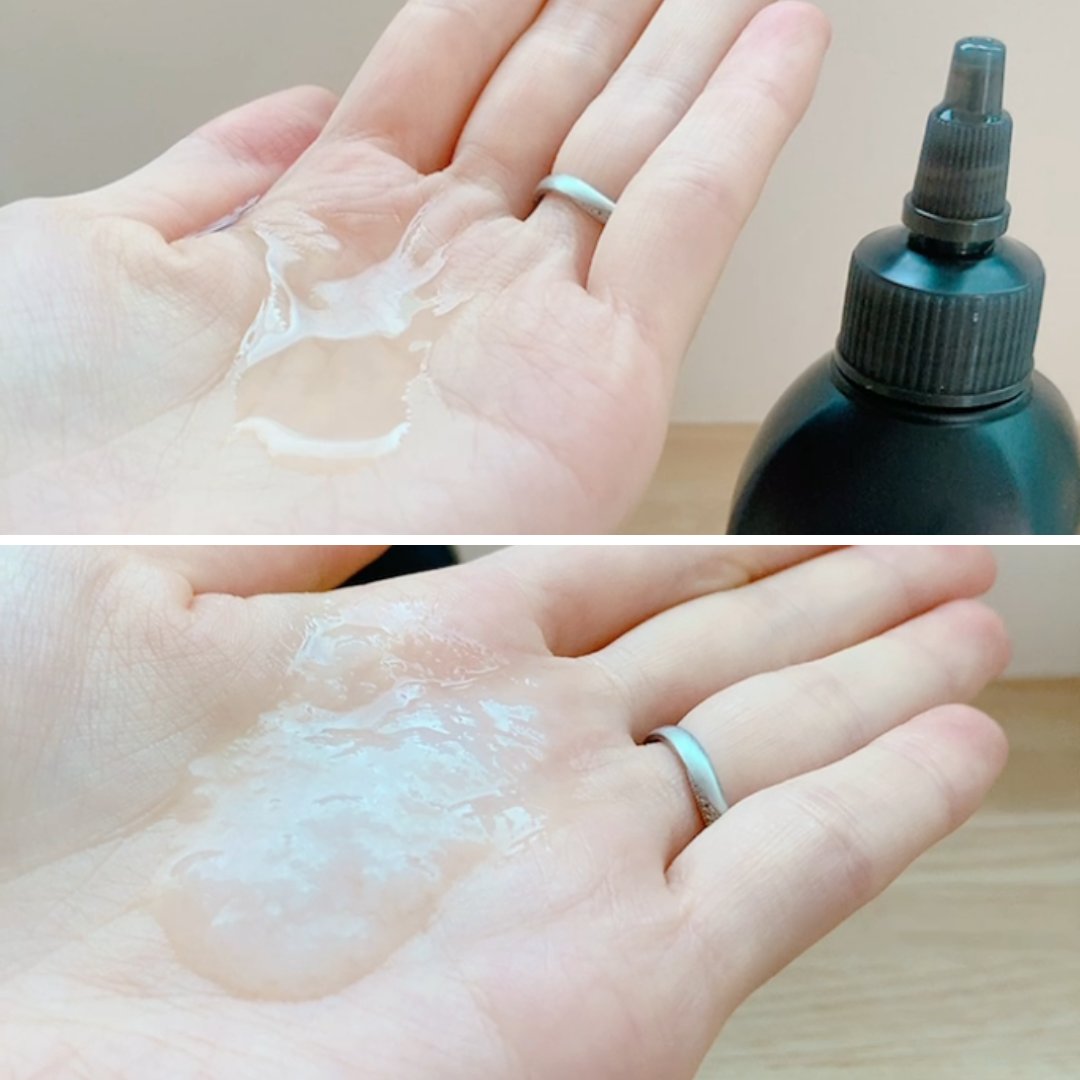 ayuse1018's tweet image. TRICORE 温感ヘッドスパトリートメントを使ってみたよ。

液体からクリームに変わり、温感を感じる新感覚の生トリートメントです。

最近の悩みはパサパサの髪の毛！

テクスチャーが変化する生トリートメント
しっとりした使い心地と清潔感のある香りが気持ちいいよ。
#PR #TRICORE #トリコレ