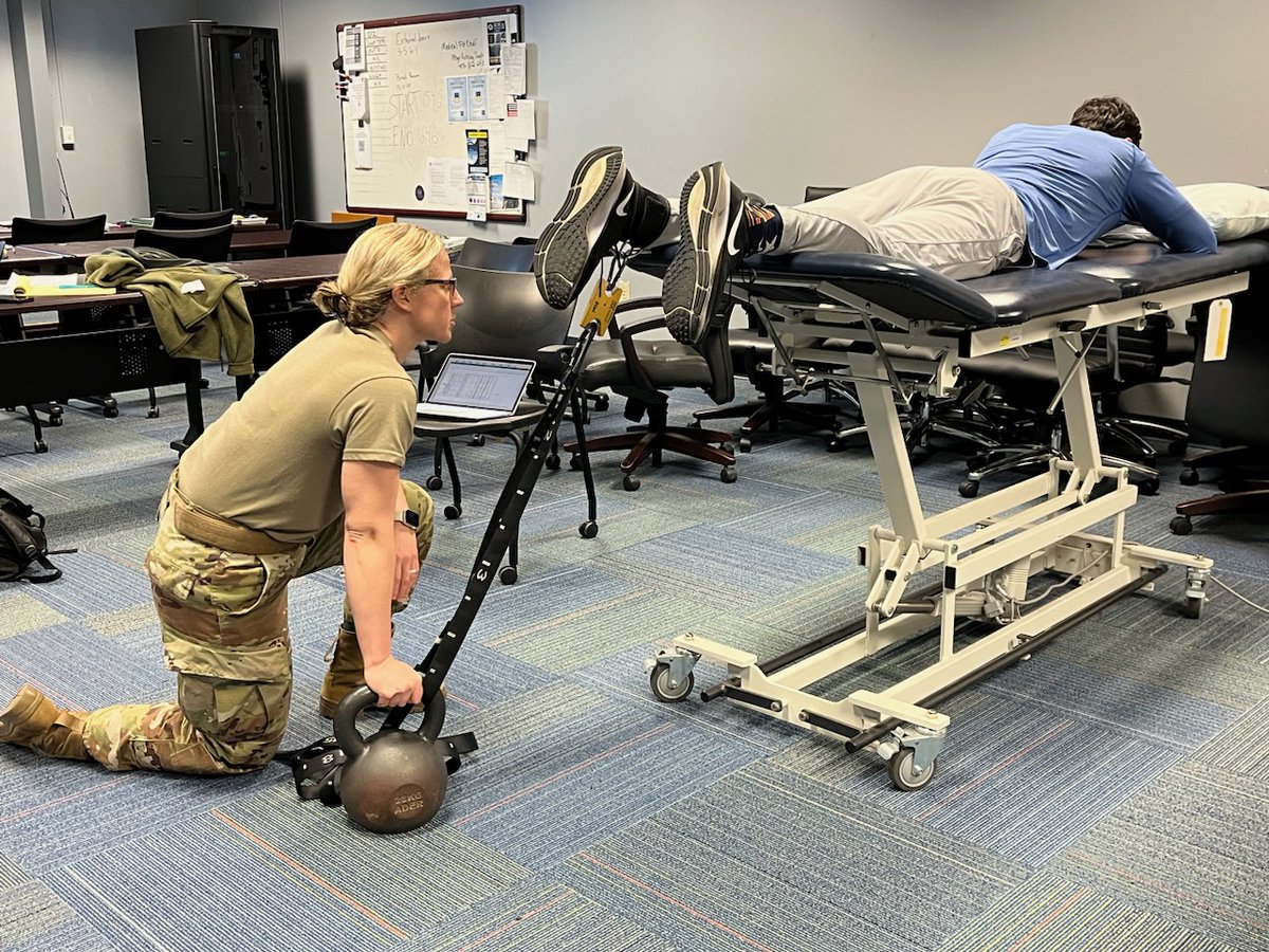 Last week, our #humanperformance team at the Combat Control schoolhouse hosted a training about force plate & dynamometer testing. These tools provide objective data about peak force & torque to be considered in the decision making process for RTD & return to fitness.