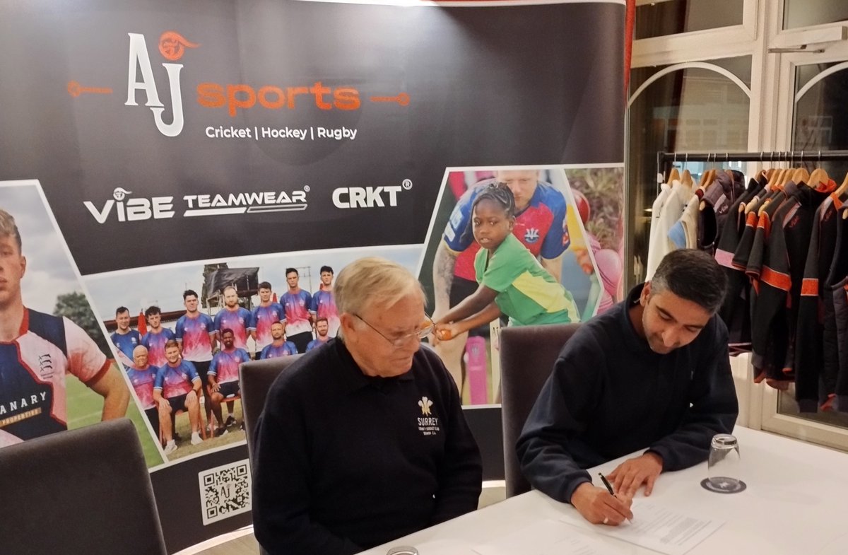 We are proud to announce a new sponsorship deal between <a href="/AJSportsUK/">AJ Sports</a> and <a href="/Surrey50Cricket/">SurreySeniorCricket</a> and look forward to a long and successful partnership.
surreyseniorca.play-cricket.com/news_details?a…