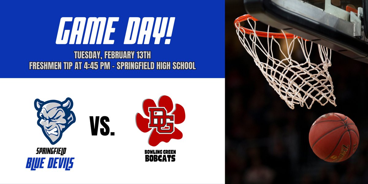 Game #19 AT HOME vs. Bowling Green!      

Tickets can be purchased at the gate or online:  ……fieldbluedevils.hometownticketing.com/embed/all

<a href="/sfieldathletics/">Springfield Athletics</a> <a href="/DevilsSection/">SHS Student Section</a>