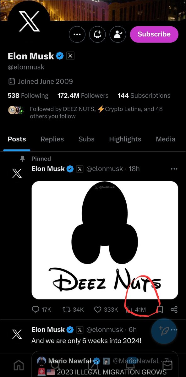 <a href="/Yourpop8/">YourPOP</a> We buying @DeezNutsErc20

#DeezNuts 

7 millions in volume

Tweet by elon and pinned