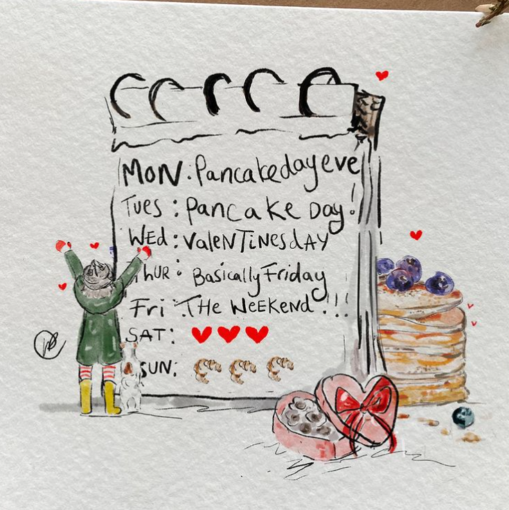 RSTEngineering's tweet photo. It's not engineering related but we just loved this.  What a great way to look at each week, seeing the positives in every day.  And everyone loves pancakes, right?  #positivethinking https://t.co/dJNi8emk5N