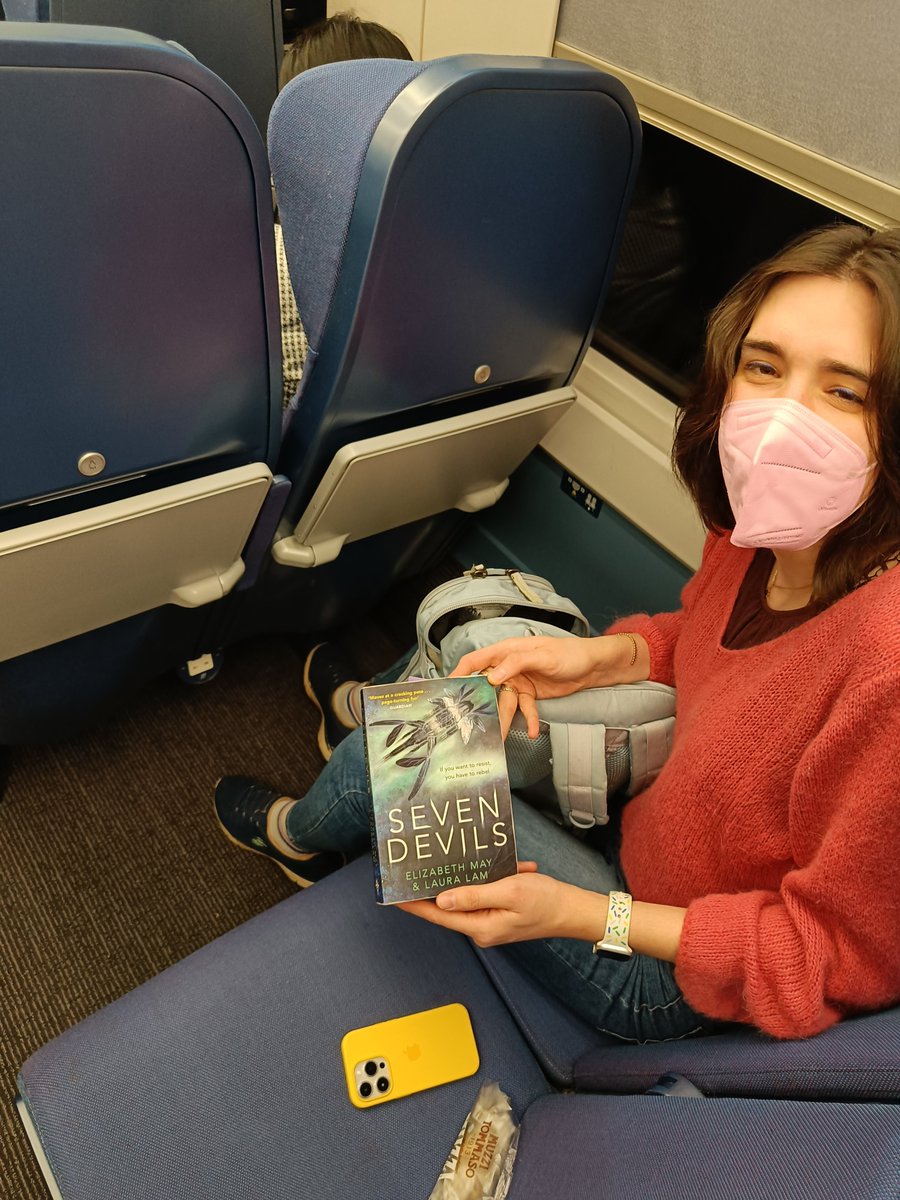 Yesterday the daydream I'd had countless times as an author came true! Pulled into King's Cross station, saw someone put a book face down on the seat in front of me as she gathered her things. Short-circuited. Shrieked. I asked to take a photo. She asked me to sign it. Joy.
