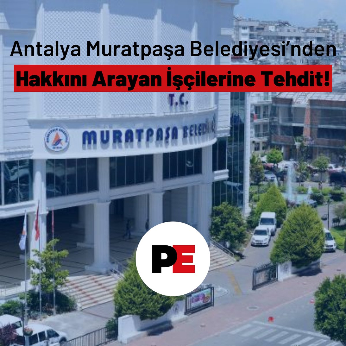 ❗️Antalya Muratpaşa Belediyesi'nden işçilere tehdit!

Temizlik işçilerinin insanca geçinecek bir ücret talebine karşı belediye yönetimi, Belediye-İş Sendikası ile iş birliği yaparak işçilerin hak arama girişimini ‘’baştan ezmeye’’ çalıştı.

Antalya Muratpaşa Belediye işçileri