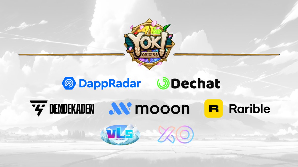 🌟 Exciting news from the Land of the #Yoki! 🌐 We're beyond thrilled to announce the first batch of projects participating in the groundbreaking Yoki Origins launch campaign, powered by Astar zkEVM! This unique initiative aims to revolutionize the way we interact with NFTs and